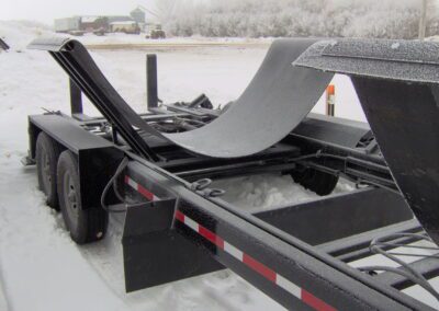 cim auto bin transport trailer close up
