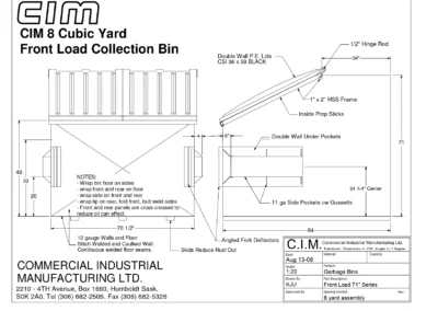 8 cu-yrd refuse bin